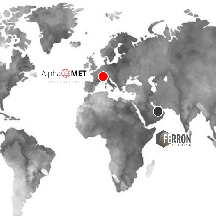 Locations of Alpha MET and FERRON